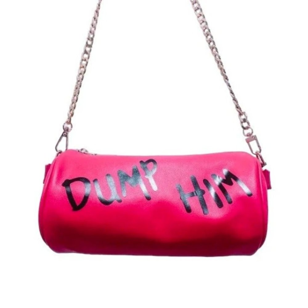 Dump Him iron on Sticker heat Transfer for Juicy Couture Purses